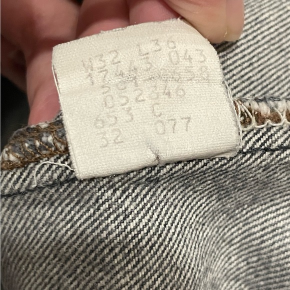 Vintage Levi’s 501 70s button fly faded black black jeans made in USA - Picture 4 of 10